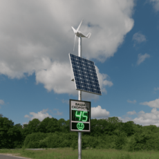 Автономный измеритель скорости ТЕМП-ВСС-01 на ветро-солнечной электростанции доступен на сайте